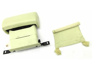 2004-2006 AUDI A8 L QUATTRO D3 OEM REAR CENTER HEADREST ASSEMBLY LIGHT BEIGE