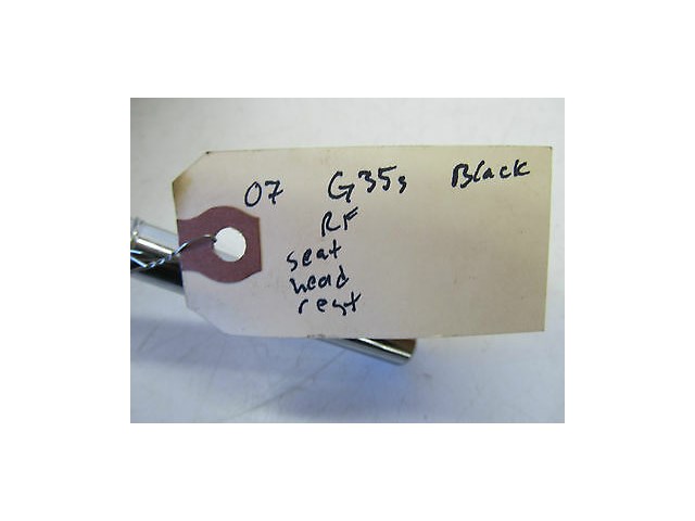 2007-2008 INFINITI G35S SEDAN OEM  RIGHT FRONT PASSENGER SIDE SEAT HEADREST 