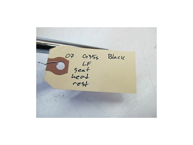 2007-2008 INFINITI G35S SEDAN OEM LEFT FRONT DRIVER SIDE SEAT HEADREST 
