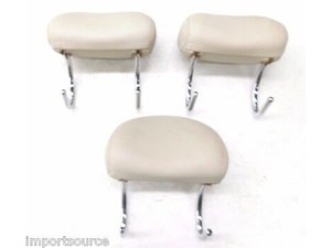 2003-2006 MERCEDES E500 W211 OEM REAR PASSENGER SEAT HEADREST HEAD REST SET (3)