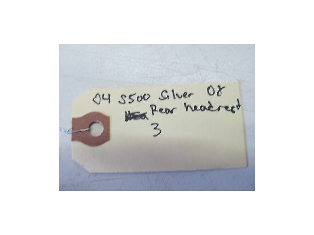 2003-2006 MERCEDES BENZ S500 W220 OEM REAR HEADREST HEAD REST 3 BLACK LEATHER