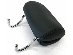 2003-2006 MERCEDES BENZ S500 W220 OEM REAR HEADREST HEAD REST 3 BLACK LEATHER