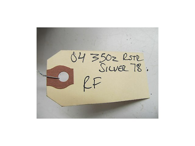 2004-2005 NISSAN 350Z ROADSTER OEM RIGHT SIDE HEAD REST HEADREST LEATHER GRAY