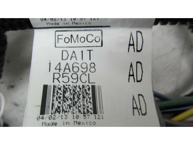 2011-2015 LINCOLN MKX OEM RIGHT FRONT SEAT TRACK WIRE HARNESS       