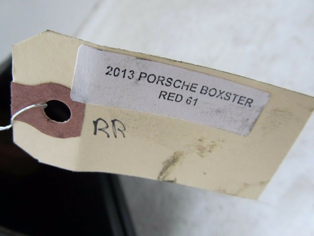 2013-2015 PORSCHE BOXSTER 981 OEM RIGHT REAR AIR INTAKE FILTER BOX ASSEMBLY 