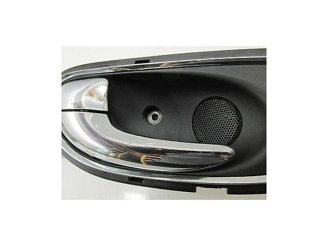 2004-2007 JAGUAR XJR X350 OEM LEFT REAR INTERIOR INNER DOOR HANDLE W/ TWEETER