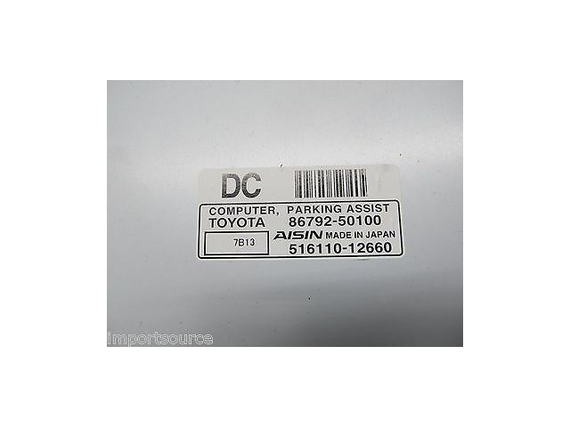 2007-2009 LEXUS LS460L XF40 OEM RIGHT FRONT UNDER DASH PARK ASSIST MODULE 