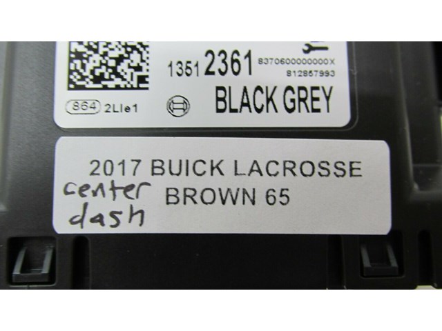 2017-2019 BUICK LACROSSE OEM  PARK ASSIST CONTROL MODULE 13512361        