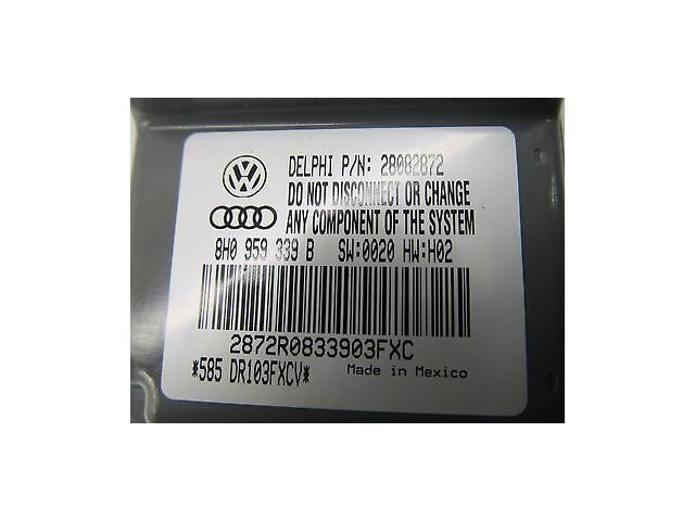 2009 AUDI A4 CABRIOLET 2.0T OEM RIGHT FRONT PASSENGER SIDE OCCUPANT SENSOR