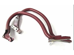 2006-2010 BMW M6 E63 OEM REAR BOOT TRUNK HINGE SUPPORT BRACKETS SET OF 2 