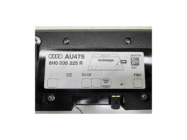 2009 AUDI A4 CABRIOLET 2.0T OEM RIGHT REAR TRUNK ANTENNA BOOSTER AMPLIFIER 