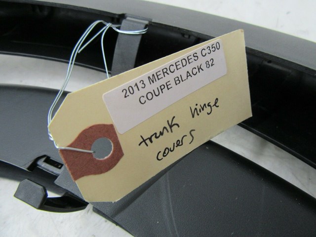 2012-2015 MERCEDES C350 COUPE OEM REAR TRUNK HINGE COVERS SET OF 2