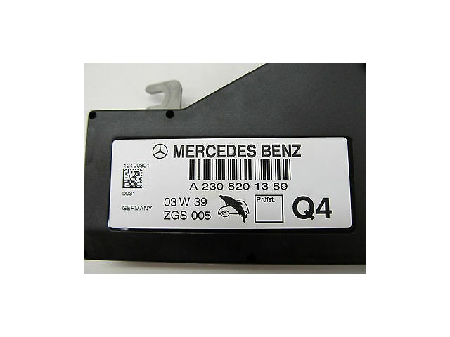 2004-2006 MERCEDES BENZ SL600 R230 OEM RIGHT FIREWALL ANTENNA AMPLIFIER MODULE