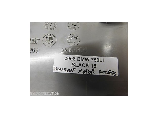 2006-2008 BMW 750LI E66 E65 OEM OVERHEAD HEADLINER INSERT TRIM COVER 7021983