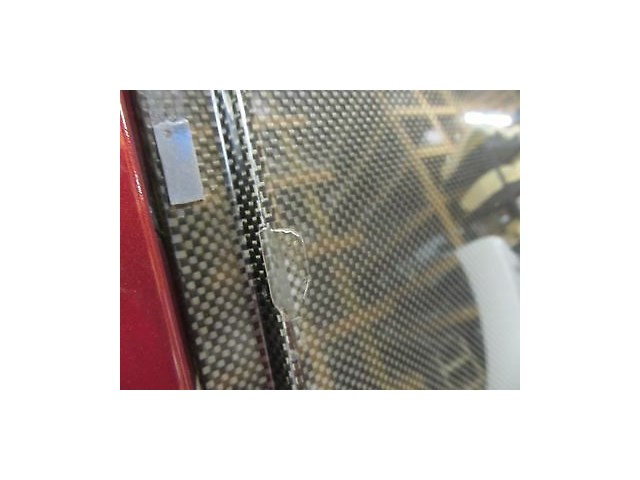 2006-2010 BMW M6 E63 OEM V10 CARBON FIBER ROOF FRAME CEILING RED W/ HEADLINER