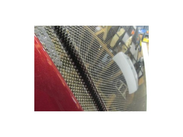 2006-2010 BMW M6 E63 OEM V10 CARBON FIBER ROOF FRAME CEILING RED W/ HEADLINER