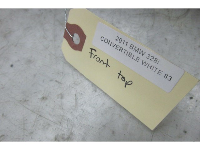  2009-2013 BMW 328i E93 LCI OEM FRONT TOP ROOF BLACK HEADLINER  