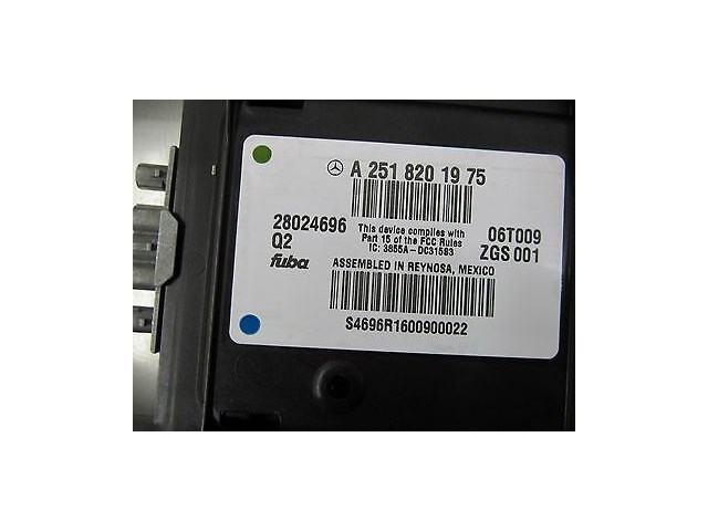 2006-2009 MERCEDES R350 W251 OEM REAR ROOF ANTENNA MODULE BOOSTER AMPLIFIER 