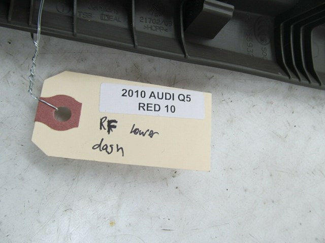 2009-2012 AUDI Q5 8R OEM RIGHT FRONT LOWER DASH TRIM 8R0 868 204
