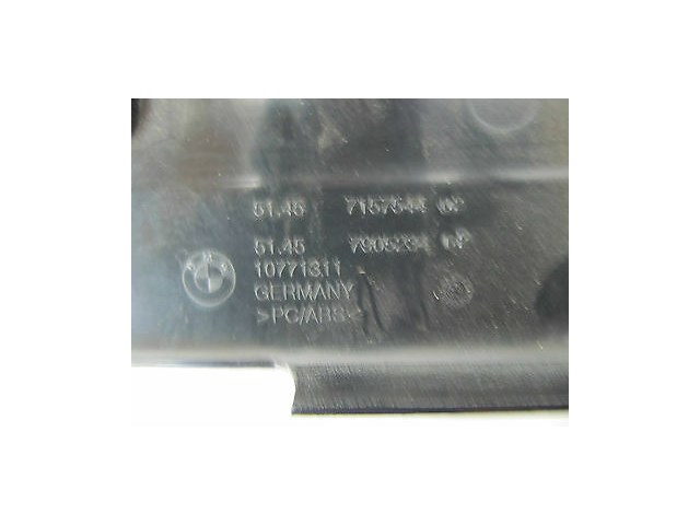 2006-2010 BMW M6 E63 OEM RIGHT FRONT UNDER DASH TRIM KICK PANEL 7157544