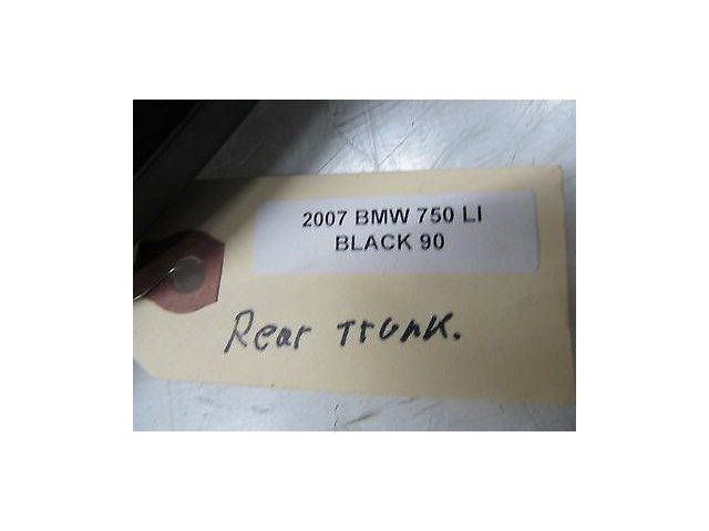 2006-2008 BMW 750LI E66 E65 OEM REAR TRUNK LID WEATHER STRIP RUBBER SEAL TRIM