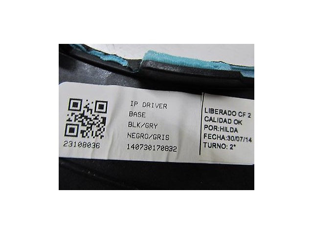 2013-2016 CADILLAC ATS OEM LEFT FRONT UPPER DASH TRIM PANEL LEATHER 