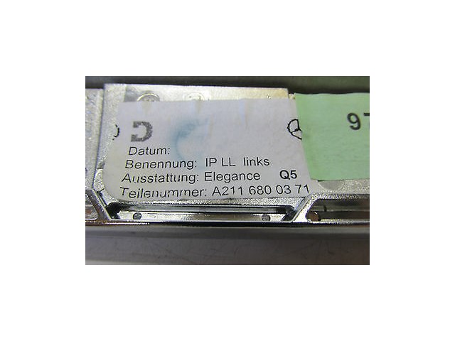 2003-2006 MERCEDES BENZ E320 W211 OEM LEFT STEERING WHEEL DASH TRIM MOLDING WOOD