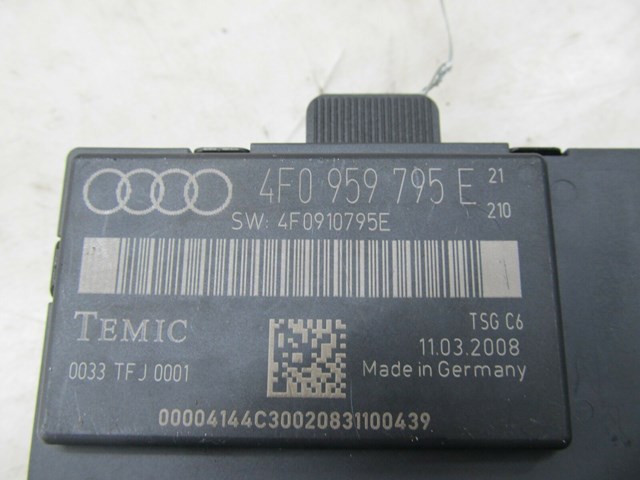 2005-2008 AUDI A6 C6 OEM LEFT REAR DOOR CONTROL MODULE 