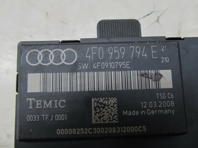 2005-2008 AUDI A6 C6 OEM RIGHT REAR DOOR CONTROL MODULE 