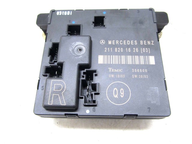 2003-2006 MERCEDES E500 W211 OEM RIGHT REAR DOOR CONTROL MODULE 2118201626