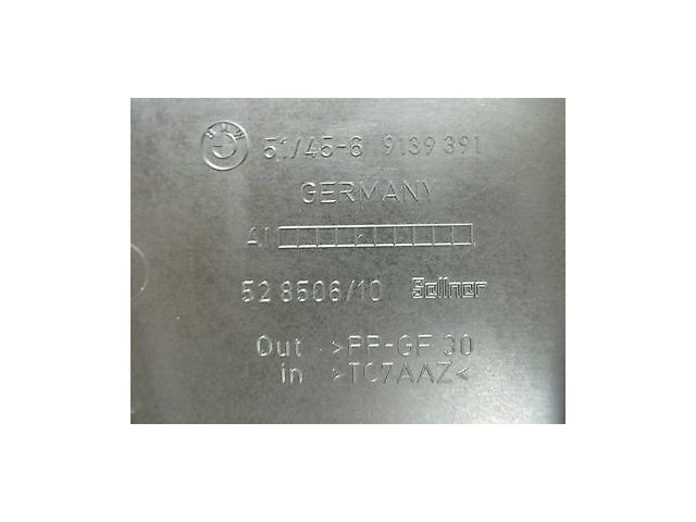 2008-2010 BMW 528xi 535i E60 OEM DASH TRIM MOLDING (DTC SEAT HEAT) WOOD GRAIN