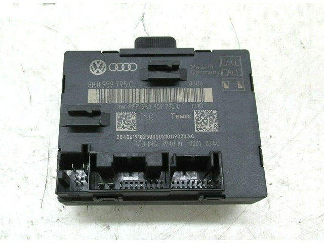 2009-2012 AUDI Q5 8R OEM RIGHT REAR DOOR CONTROL MODULE     