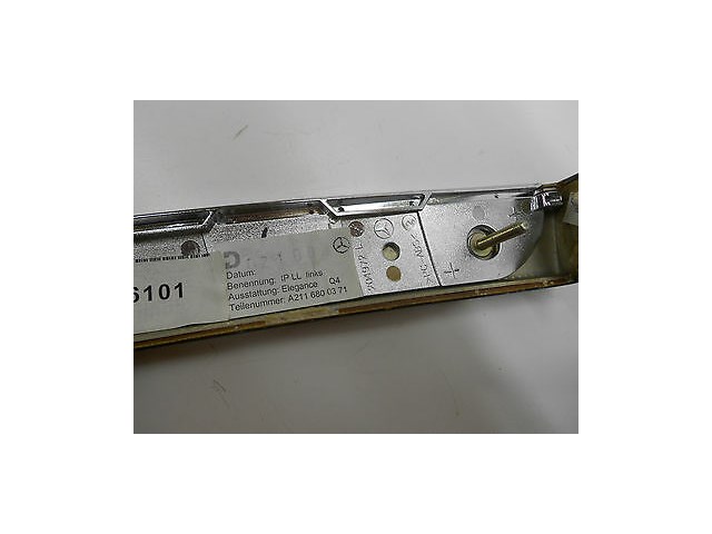 2003-2006 MERCEDES BENZ E500 W211 OEM LEFT DASH TRIM WOOD CHROME