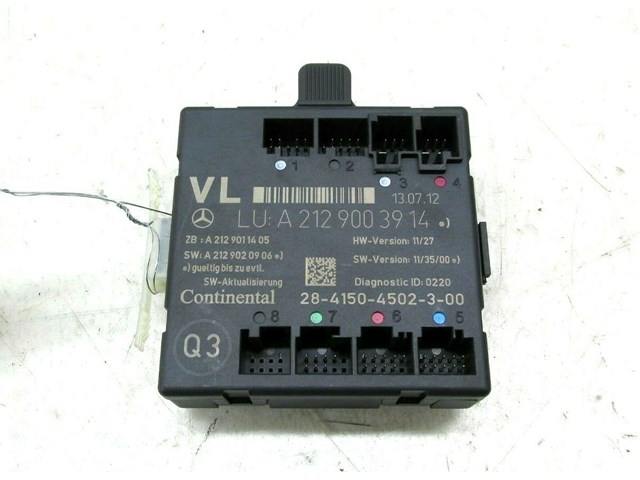 2012-2015 MERCEDES C250 COUPE W204 OEM LEFT DRIVER DOOR CONTROL MODULE 