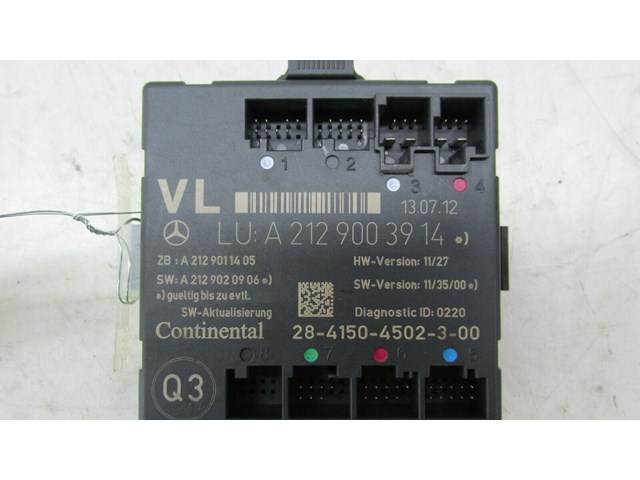 2012-2015 MERCEDES C250 COUPE W204 OEM LEFT DRIVER DOOR CONTROL MODULE 
