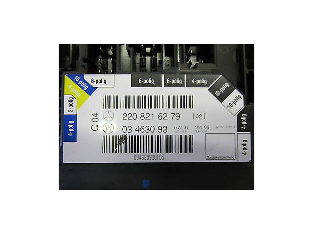 2003-2006 MERCEDES BENZ S55 AMG W220 OEM LEFT SIDE REAR DOOR CONTROL MODULE 