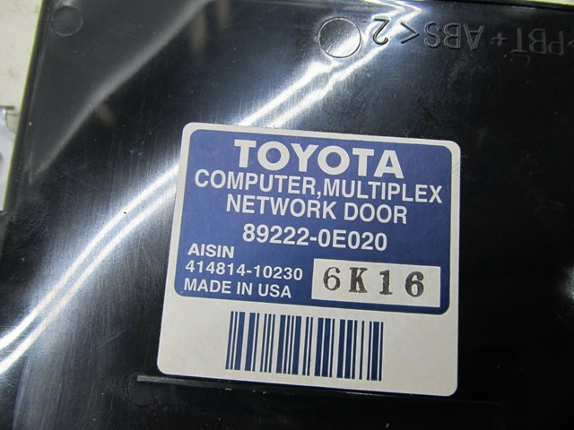 2004-2009 LEXUS RX350 RX330 OEM MULTIPLEX NETWORK DOOR CONTROL MODULE 