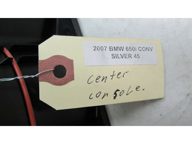 2006-2010 BMW 650i E64 E63 OEM CENTER CONSOLE REAR CUP HOLDER 7072747  