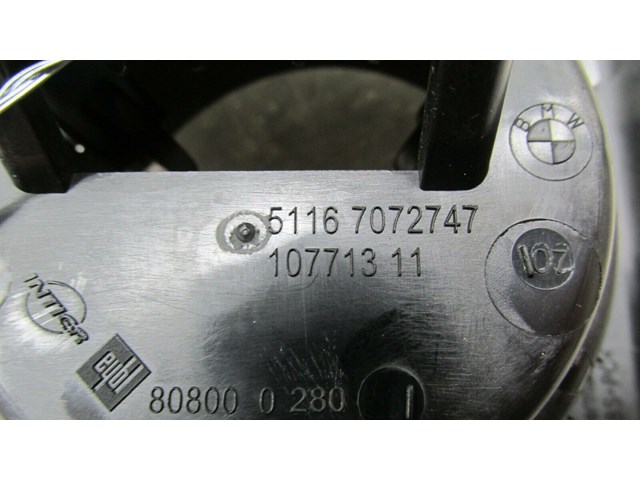 2006-2010 BMW 650i E64 E63 OEM CENTER CONSOLE REAR CUP HOLDER 7072747  