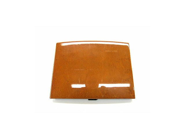 2003-2004 INFINITI M45 OEM CENTER CONSOLE CUP HOLDER LID DOOR WOOD GRAIN 