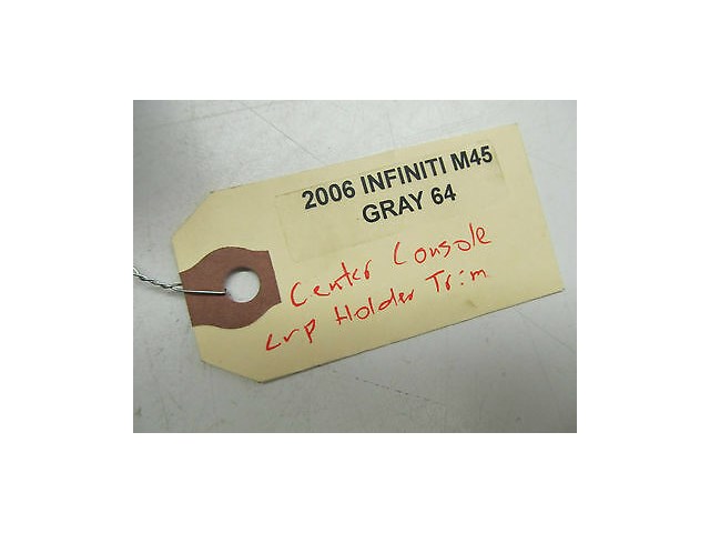 2006-2009 INFINITI M45 M35 OEM CENTER CONSOLE CUP HOLDER TRIM MOULDING 