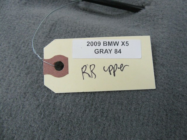 2007-2010 BMW X5 E70 OEM RIGHT REAR UPPER HEATED SEAT CUP HOLDER ARM REST GRAY