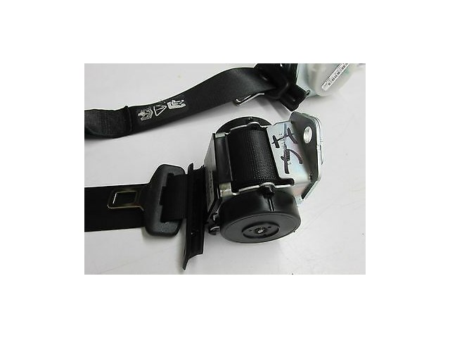 2006-2008 BMW 330i 335i 328i E90 OEM REAR SEAT BELT BLACK COLOR COMPLETE SET 3