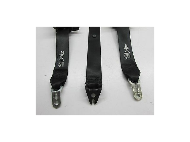 2006-2008 BMW 330i 335i 328i E90 OEM REAR SEAT BELT BLACK COLOR COMPLETE SET 3
