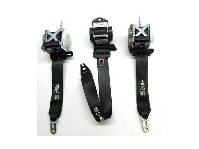 2006-2008 BMW 330i 335i 328i E90 OEM REAR SEAT BELT BLACK COLOR COMPLETE SET 3