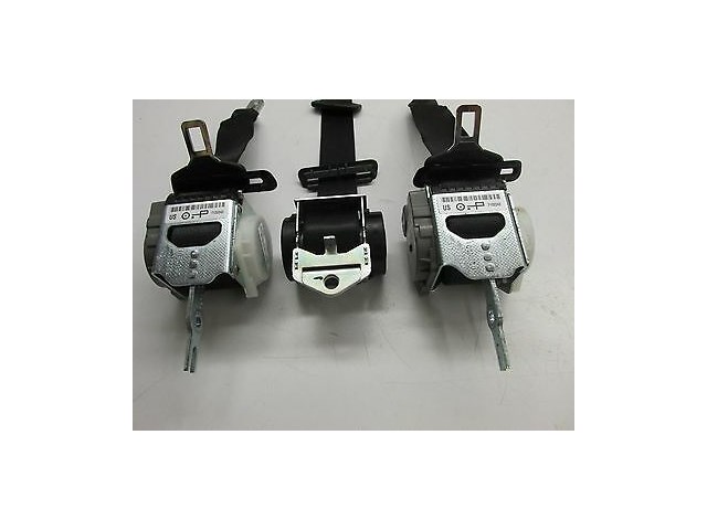 2006-2008 BMW 330i 335i 328i E90 OEM REAR SEAT BELT BLACK COLOR COMPLETE SET 3