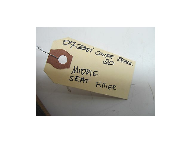 2007-2011 BMW 328i 335i E92 COUPE OEM REAR SEAT LEATHER MIDDLE CUSHION INSERT