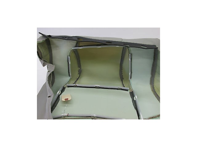 2007-2008 INFINITI G35 SEDAN OEM RIGHT REAR SEAT UPPER CUSHION SKIN GRAY LEATHER