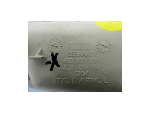 2004-2006 AUDI A8 L QUATTRO D3 OEM LEFT REAR BACK INTERIOR DOOR HANDLE 