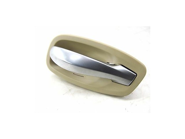 2008-2010 BMW 535i E60 OEM LEFT REAR INTERIOR DOOR HANDLE TAN AND CHROME 